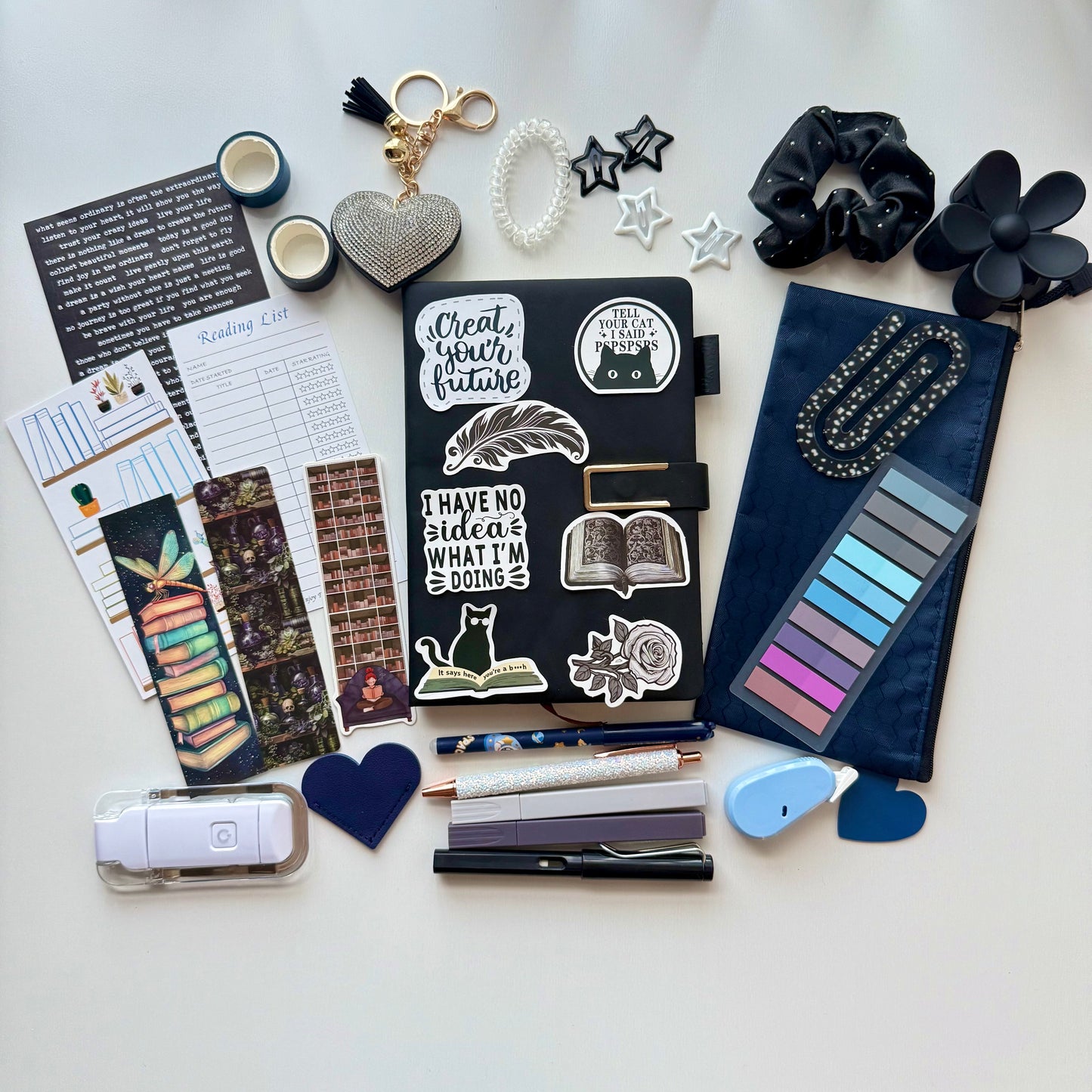 Bookish Bundle-Black and Blue